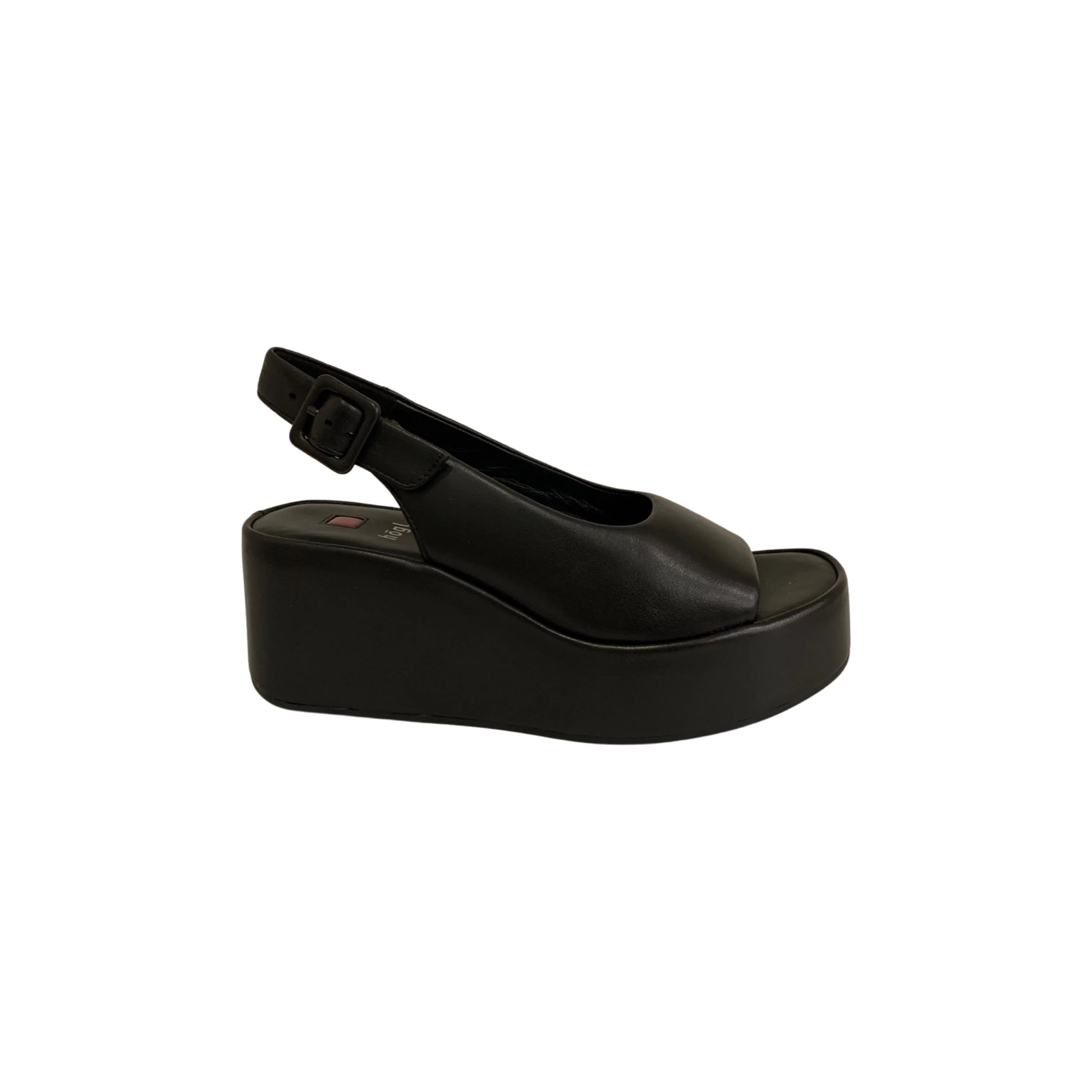 102510 Black Platform Sandal