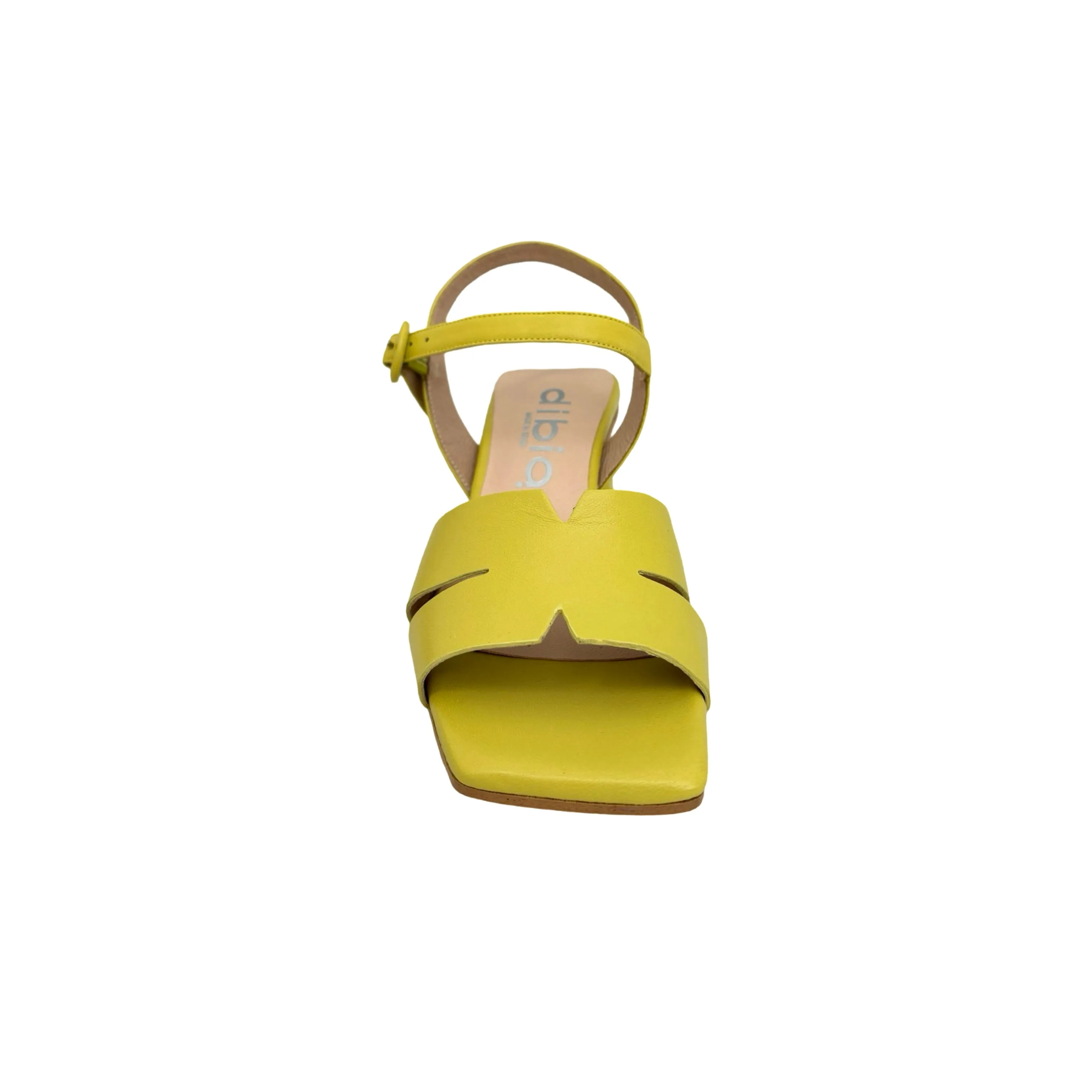 10320-8 Pomelo Yellow Block Heel Sandal