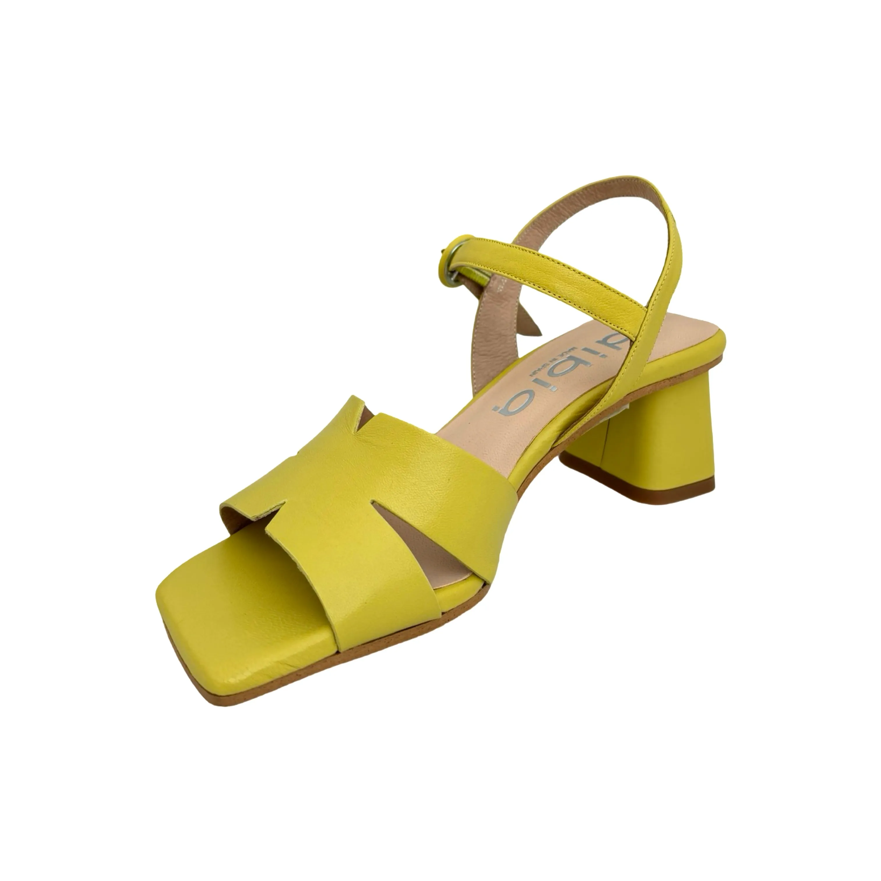 10320-8 Pomelo Yellow Block Heel Sandal