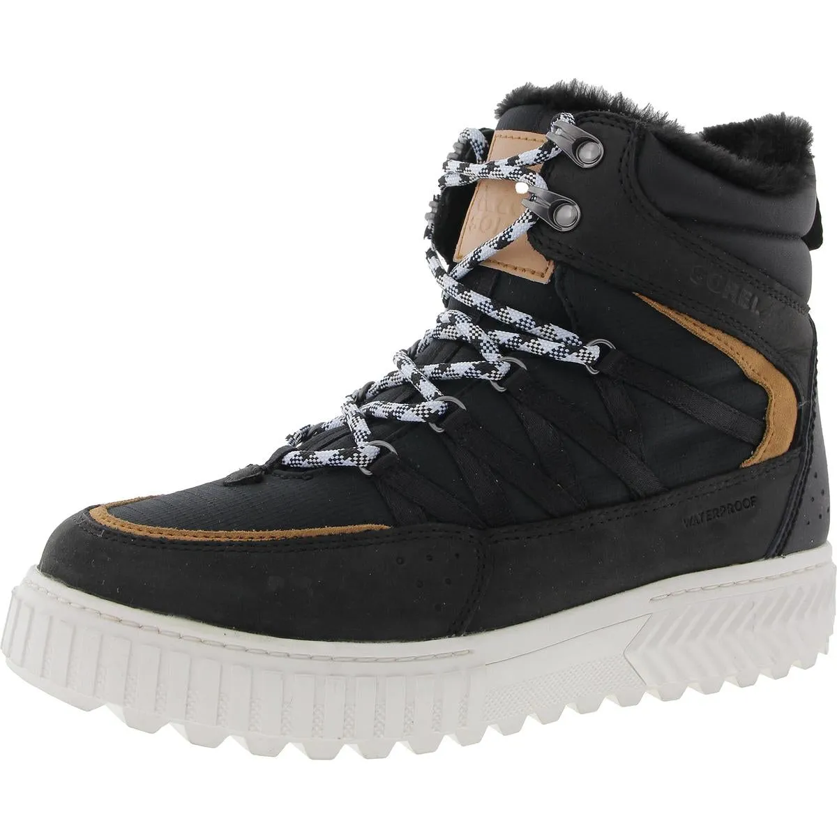 2088351010 Womens Waterproof Leather Winter & Snow Boots