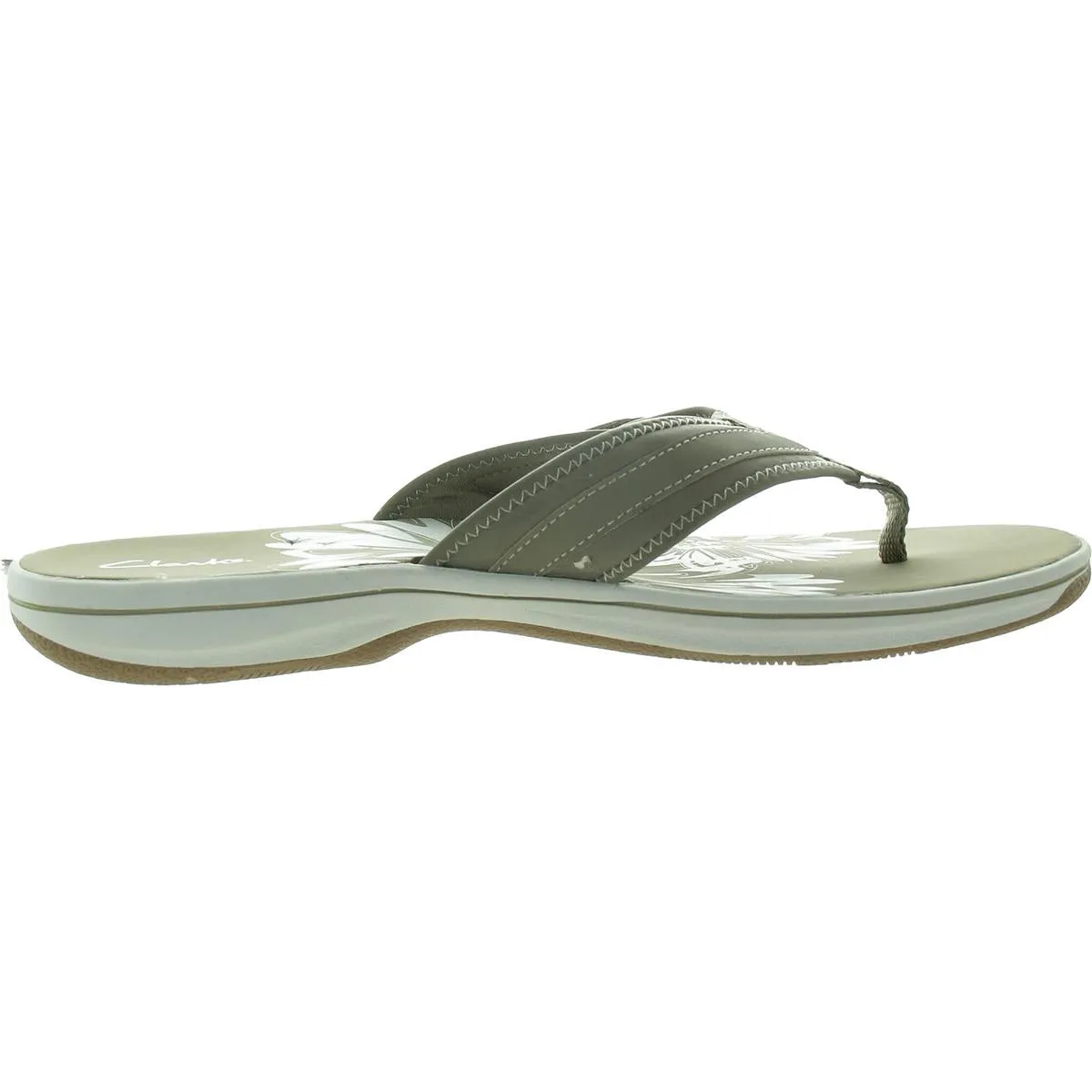 26068974 Womens Monogram Manmade Thong Sandals