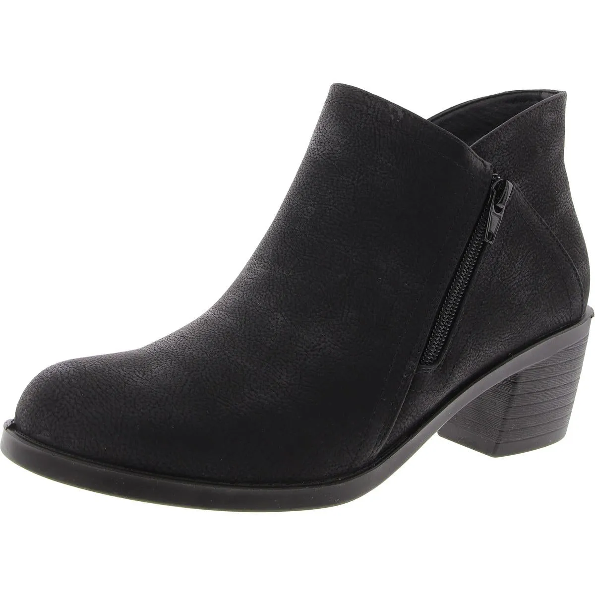 313483 Womens Solid Manmade Ankle Boots