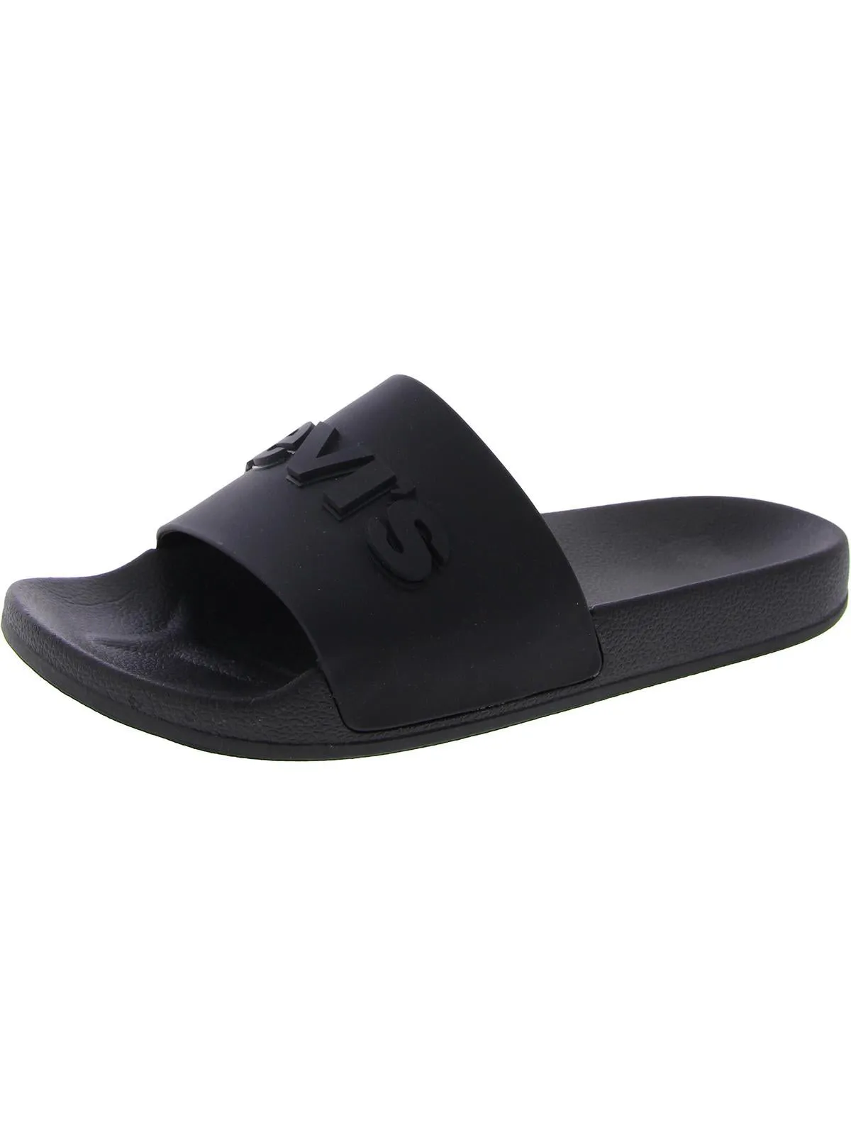 3D Womens Solid Synthetic Pool Slides