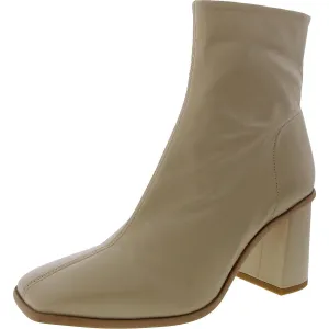 4433419 Womens Zipper Leather Ankle Boots