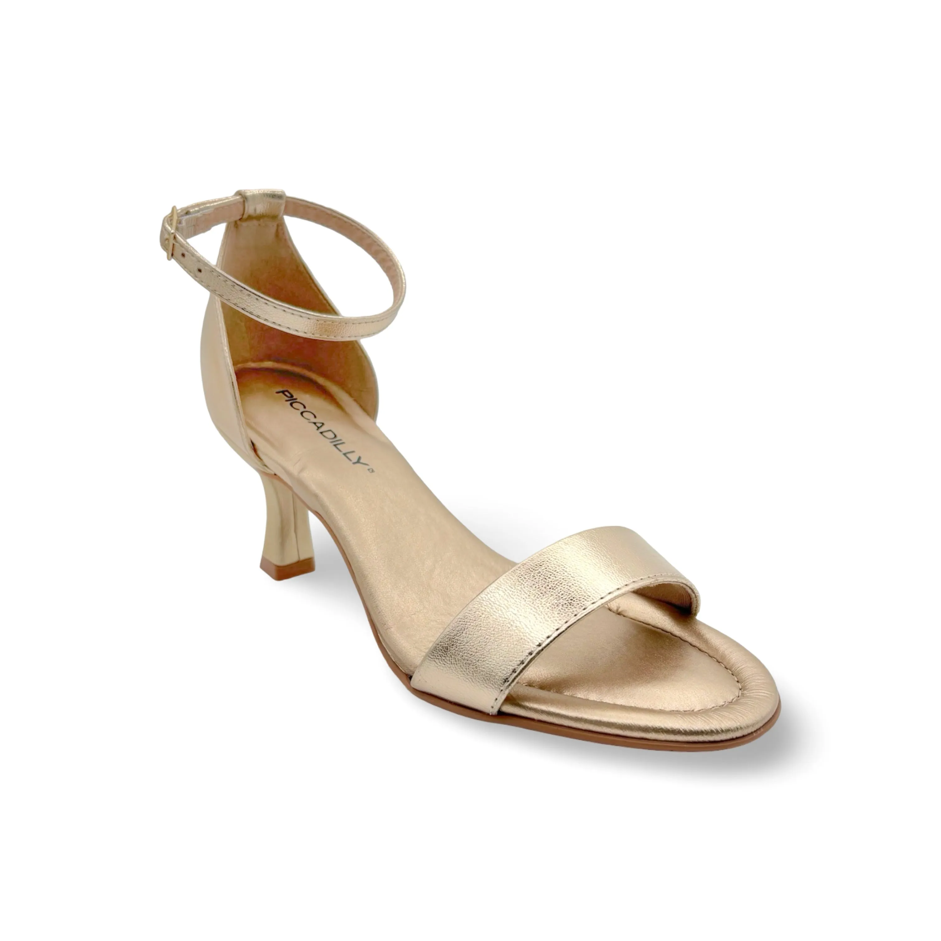 712004 Gold Dressy Sandal