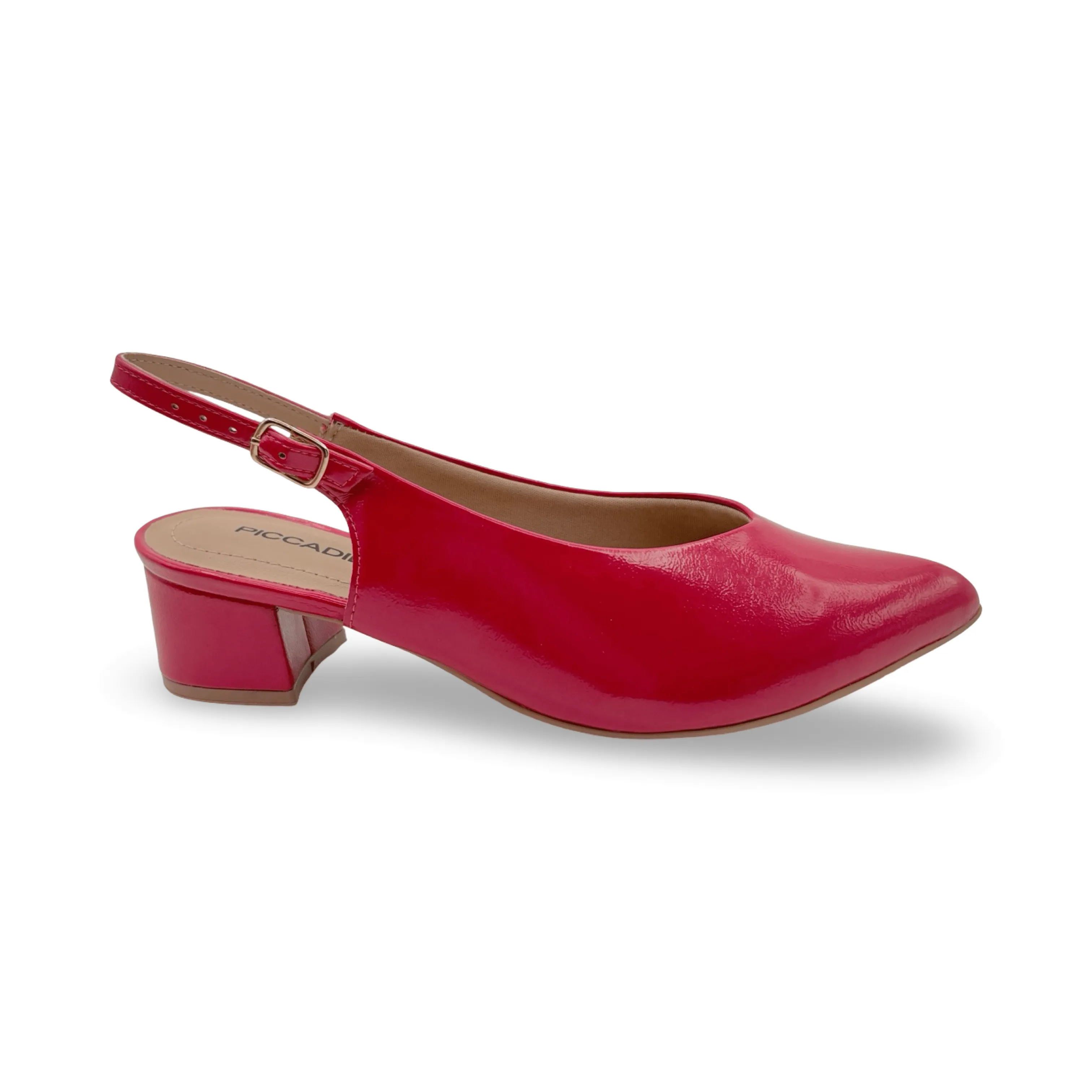 739031A Red Slingback Pump