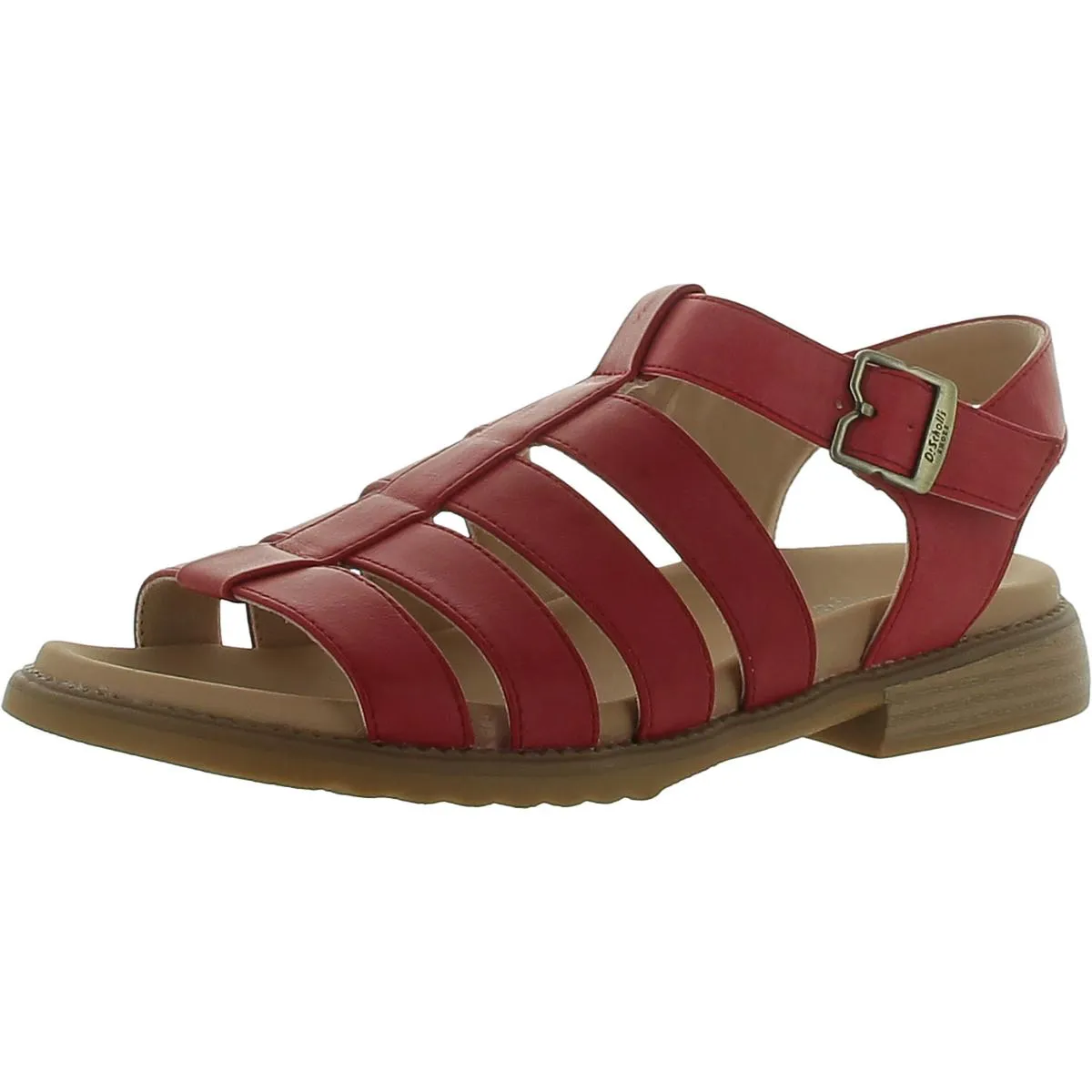 A Ok Womens Faux Leather Strappy Gladiator Sandals
