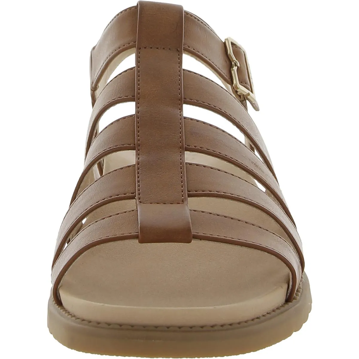 A Ok Womens Faux Leather Strappy Gladiator Sandals