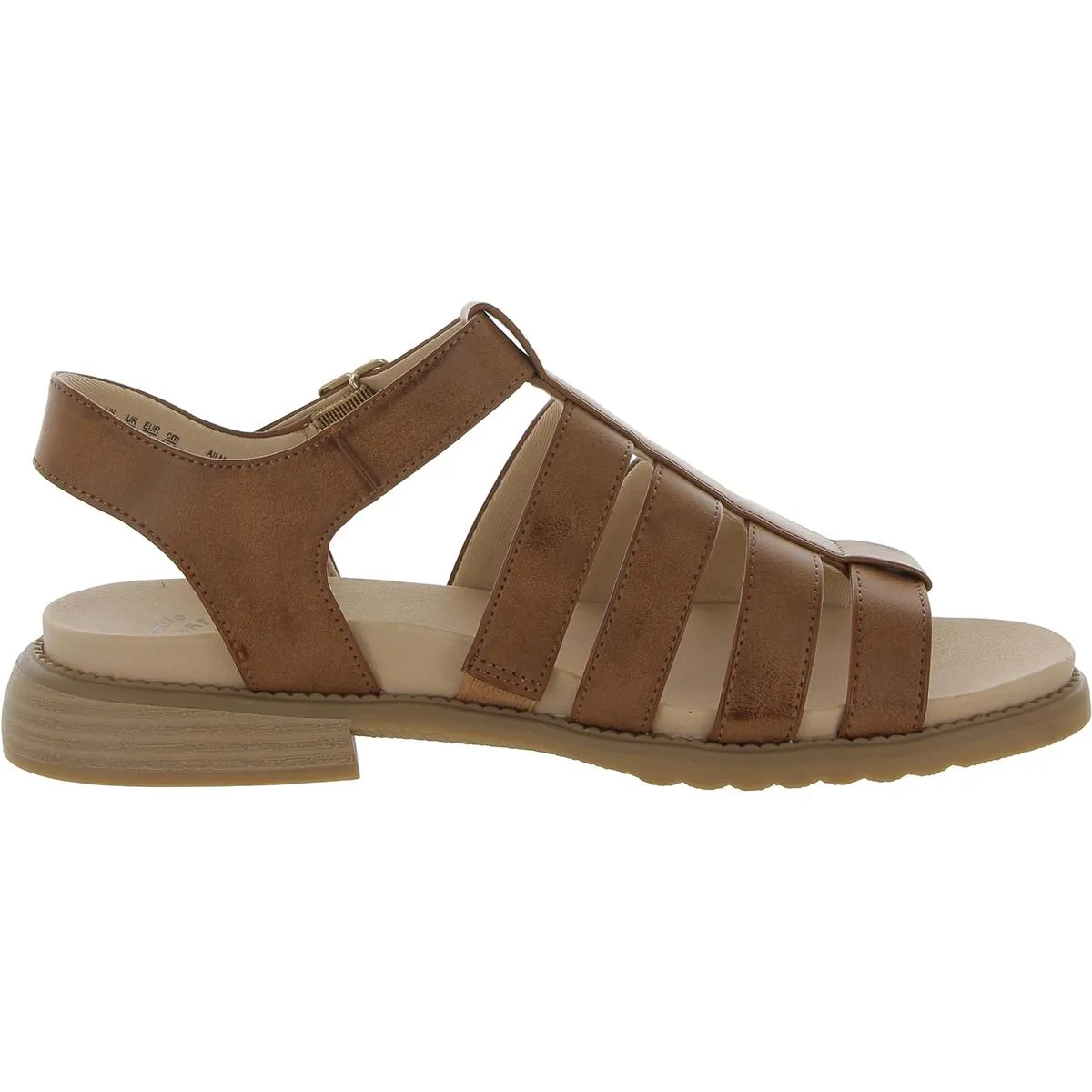 A Ok Womens Faux Leather Strappy Gladiator Sandals