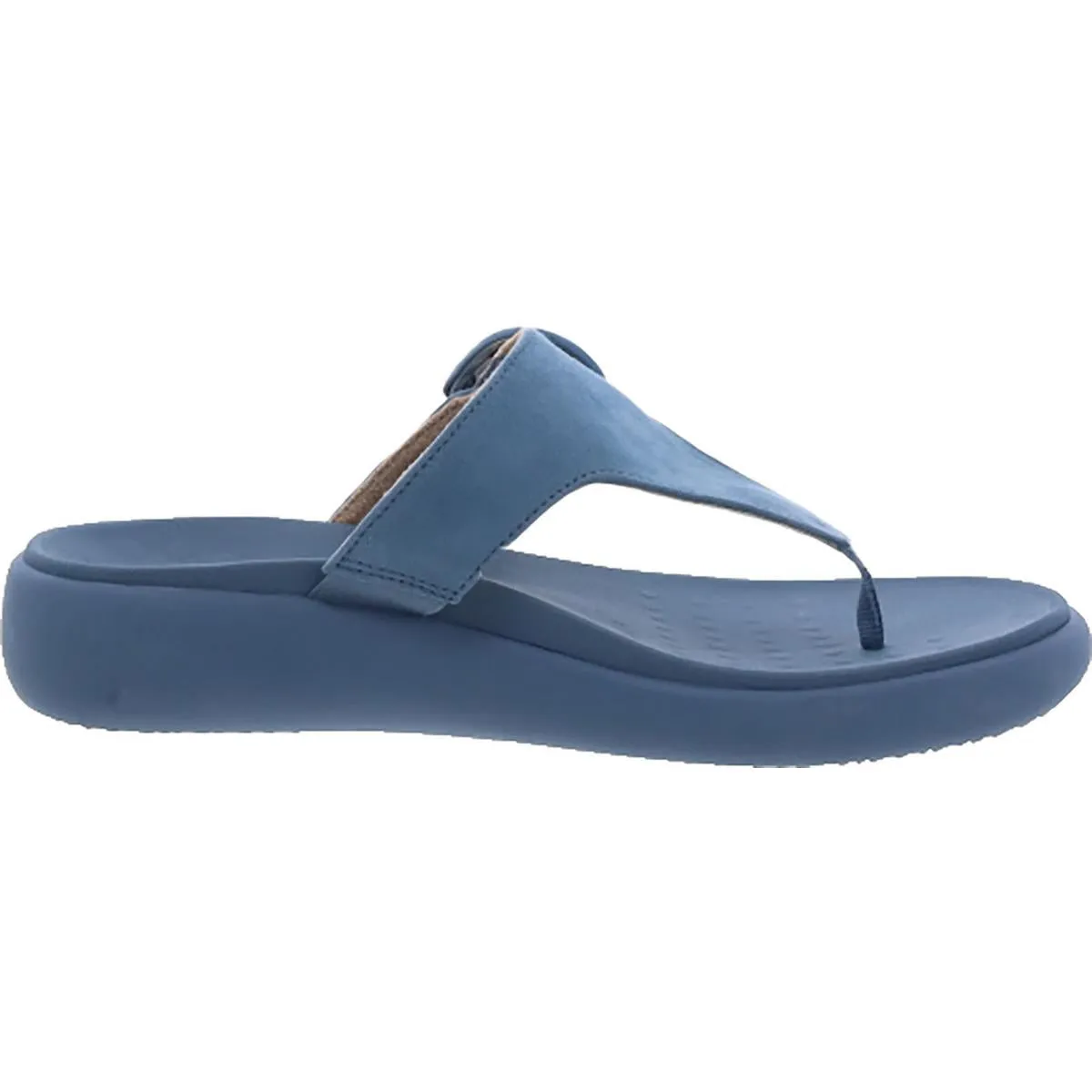 Activate RX Womens Suede Buckle T-Strap Sandals