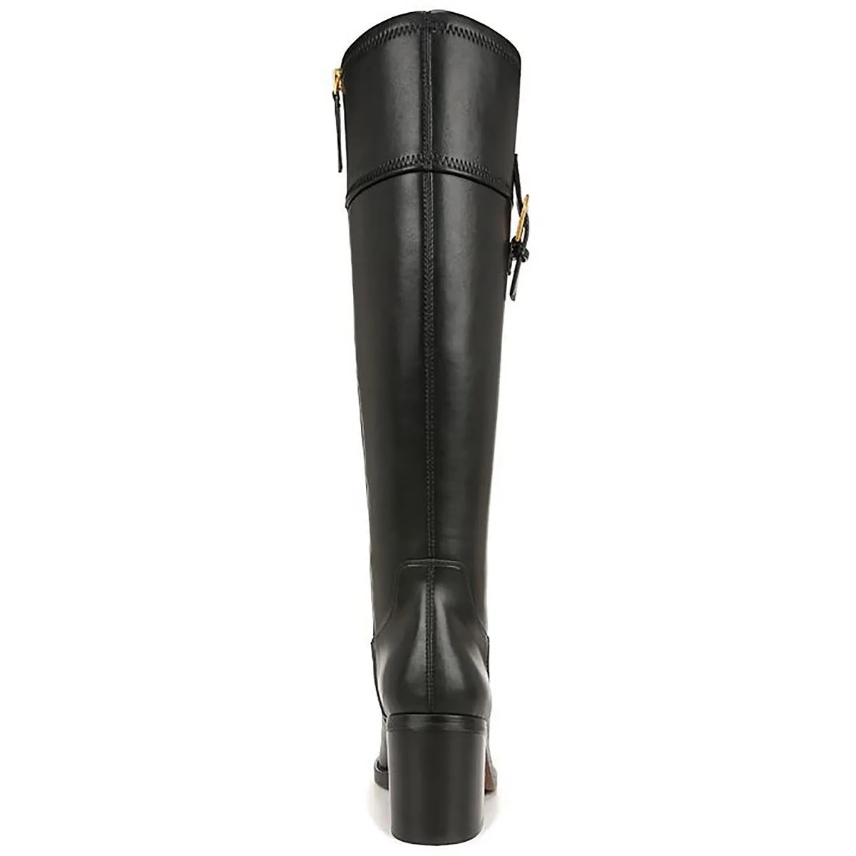 Adabella Womens Faux Leather Zipper Knee-High Boots