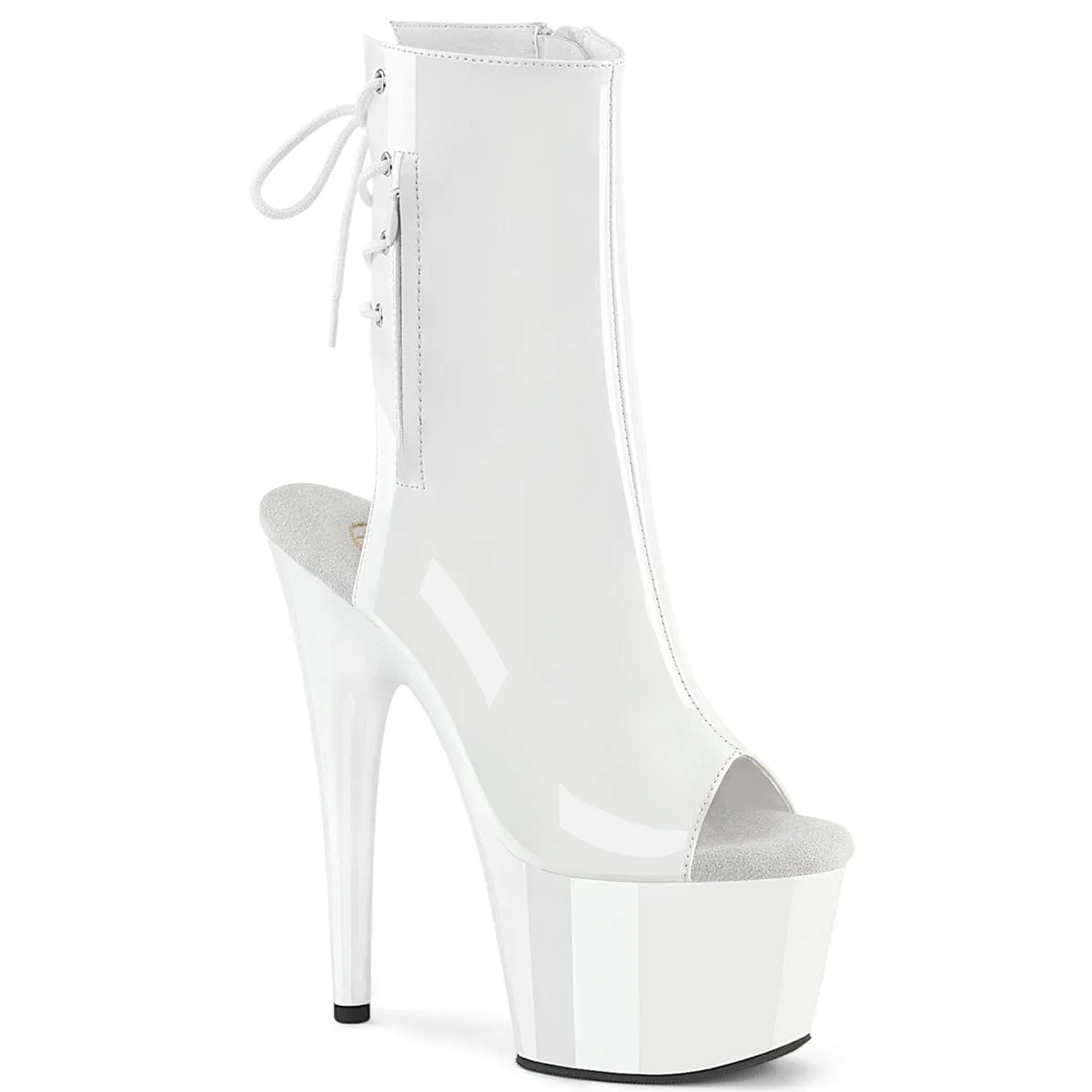 ADORE-1018 Platform Shoes White Patent White