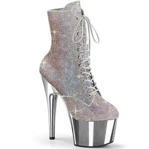 ADORE-1020CHRS Silver Multi Rhinestones/Silver Chrome