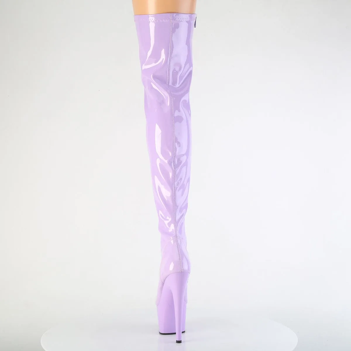 ADORE-3000 Platform Shoes Lavender Stretch Patent Lavender