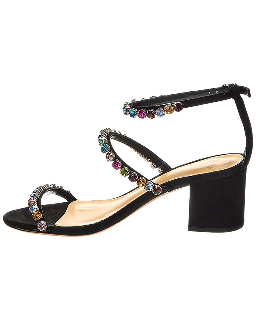 Alexandre Birman Alexa Crystals 60 Suede Sandal