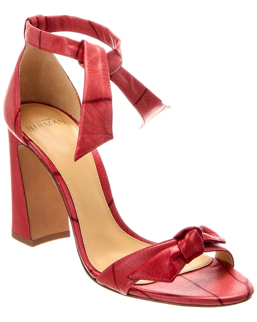 Alexandre Birman Clarita Curve Beleaf 90 Leather Sandal