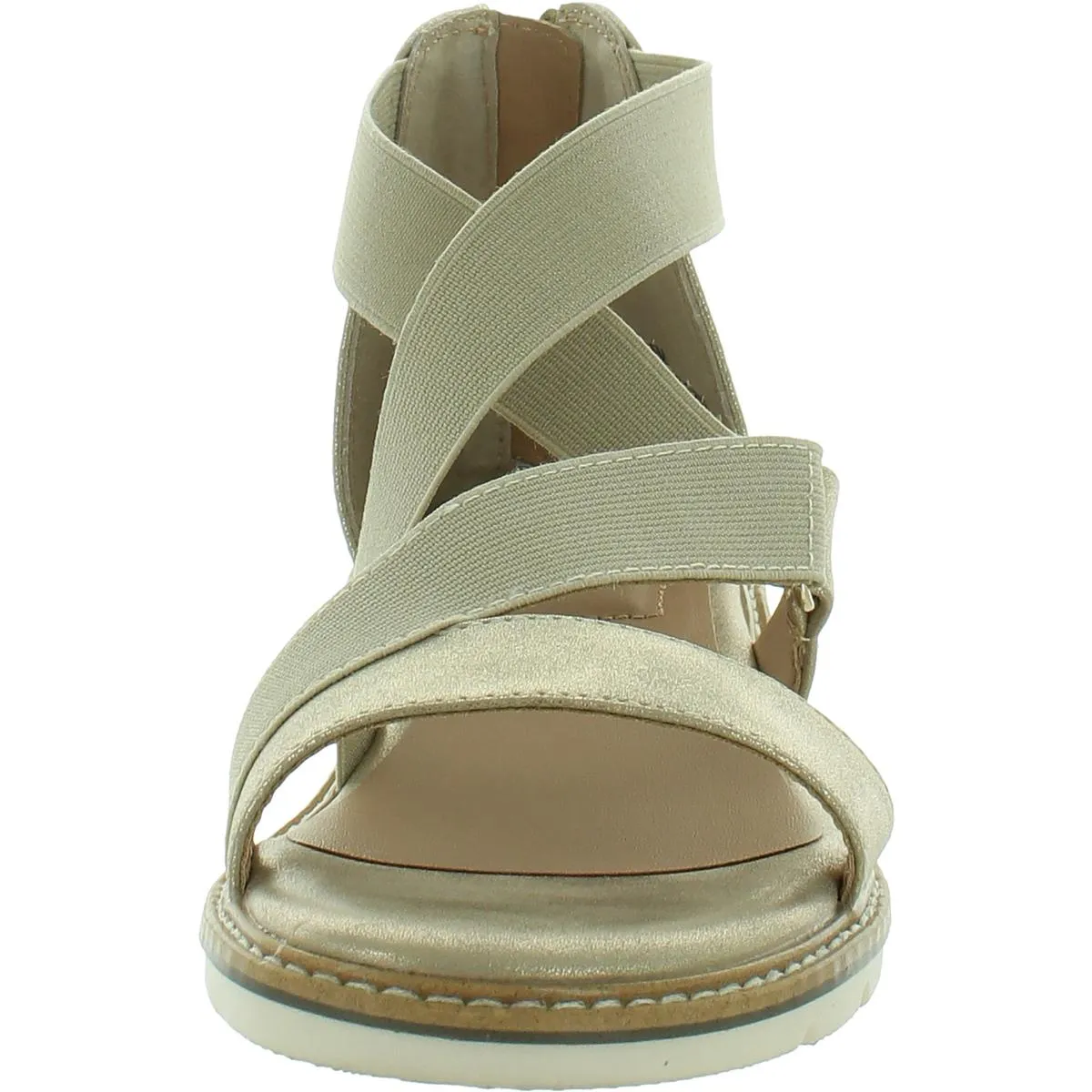 ALI18 Womens Comfort Insole Synthetic Strappy Sandals