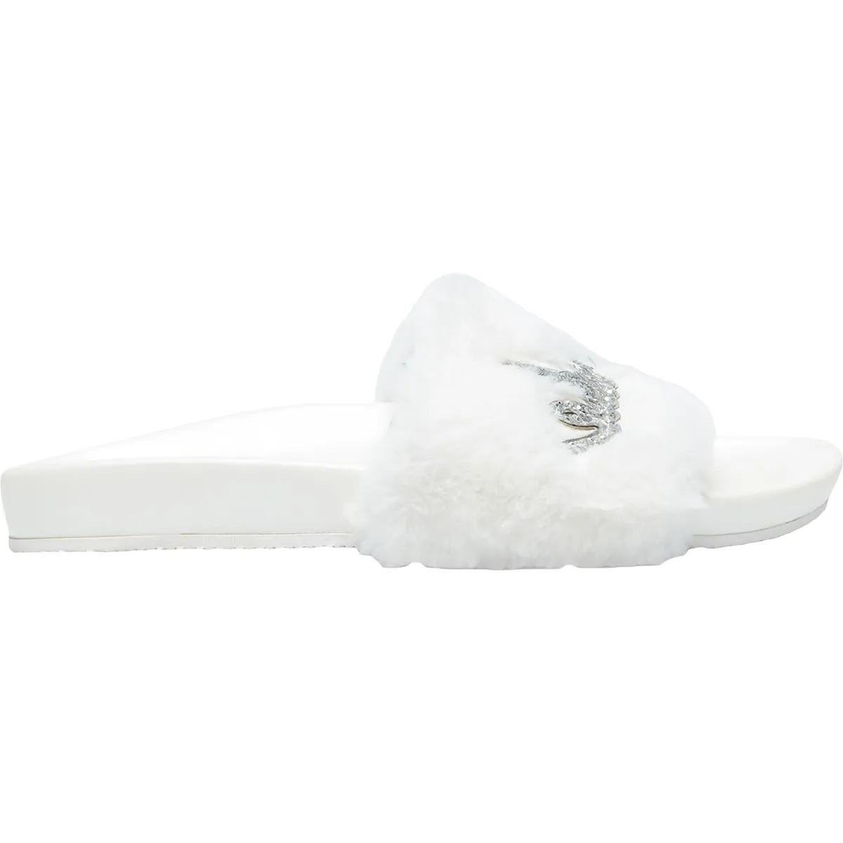 Alice Womens Bride Glitter Pool Slides