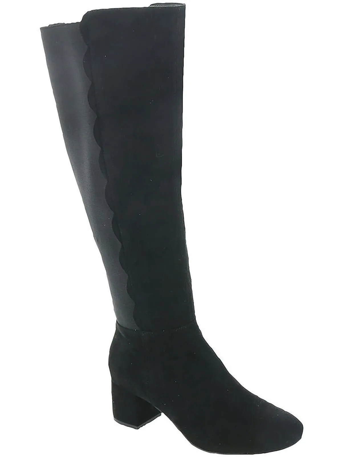 Alix Womens Faux Suede Tall Over-The-Knee Boots