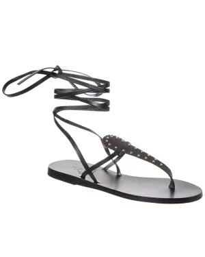 Ancient Greek Sandals Pyrichos Leather Sandal