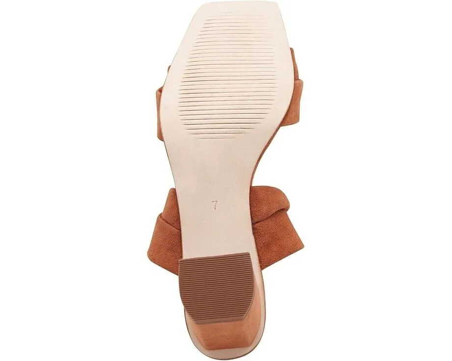Andre Assous Darling AA3DAR62-262 Women 10 Brown Suede Slip On Block Heel ZPO252 (Brown,10)