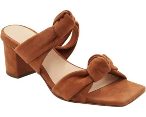 Andre Assous Darling AA3DAR62-262 Women 10 Brown Suede Slip On Block Heel ZPO252 (Brown,10)