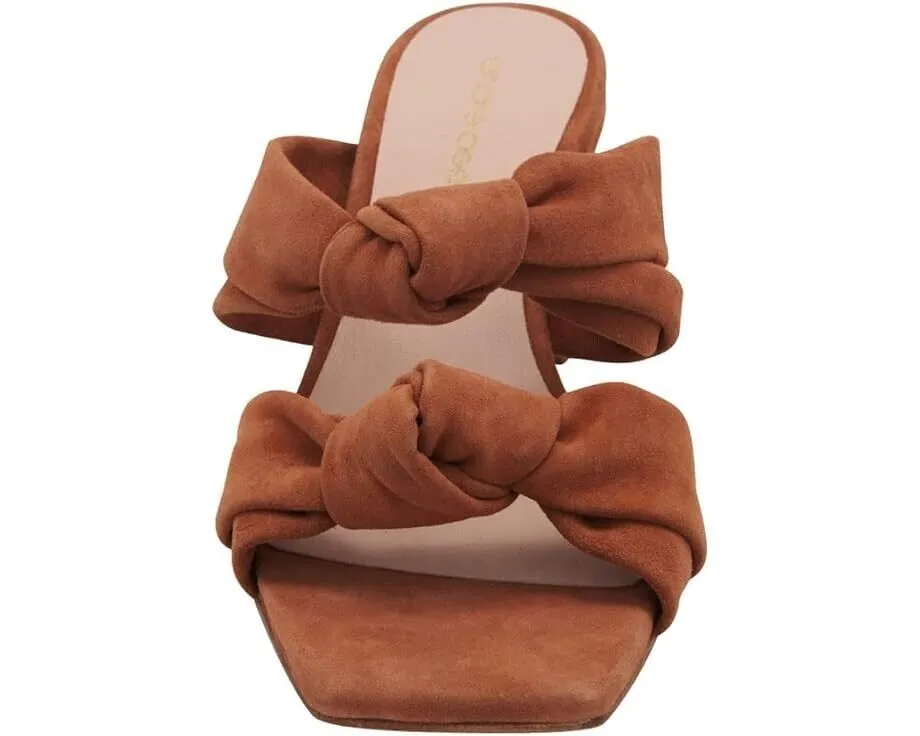 Andre Assous Darling AA3DAR62-262 Women 10 Brown Suede Slip On Block Heel ZPO252 (Brown,10)