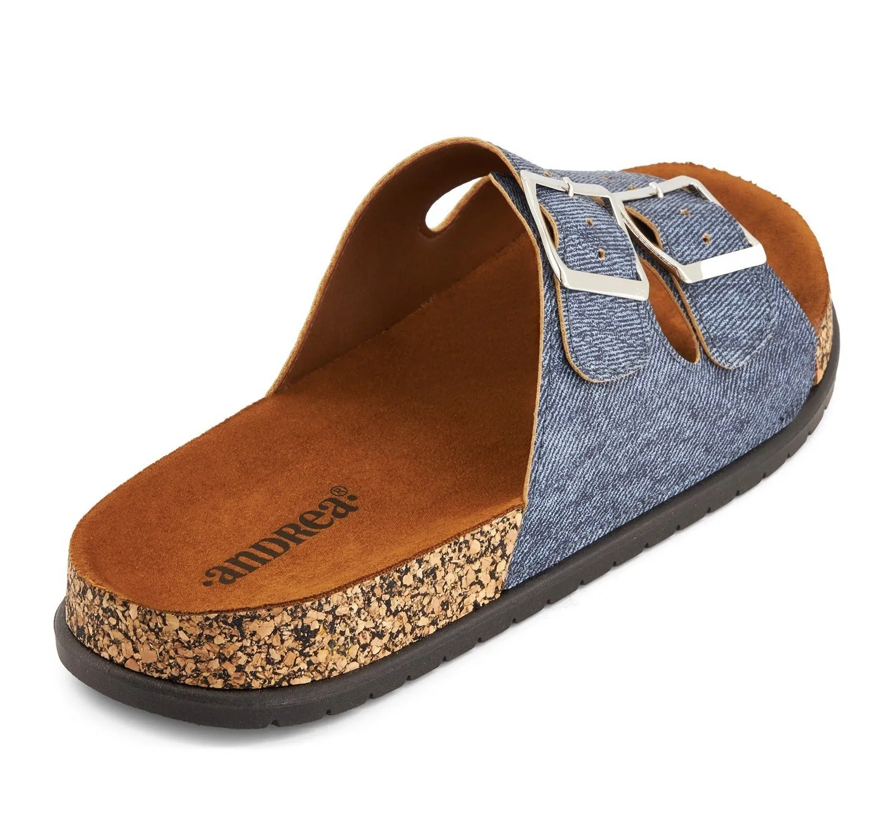 Andrea Double Buckle Strap Sandals