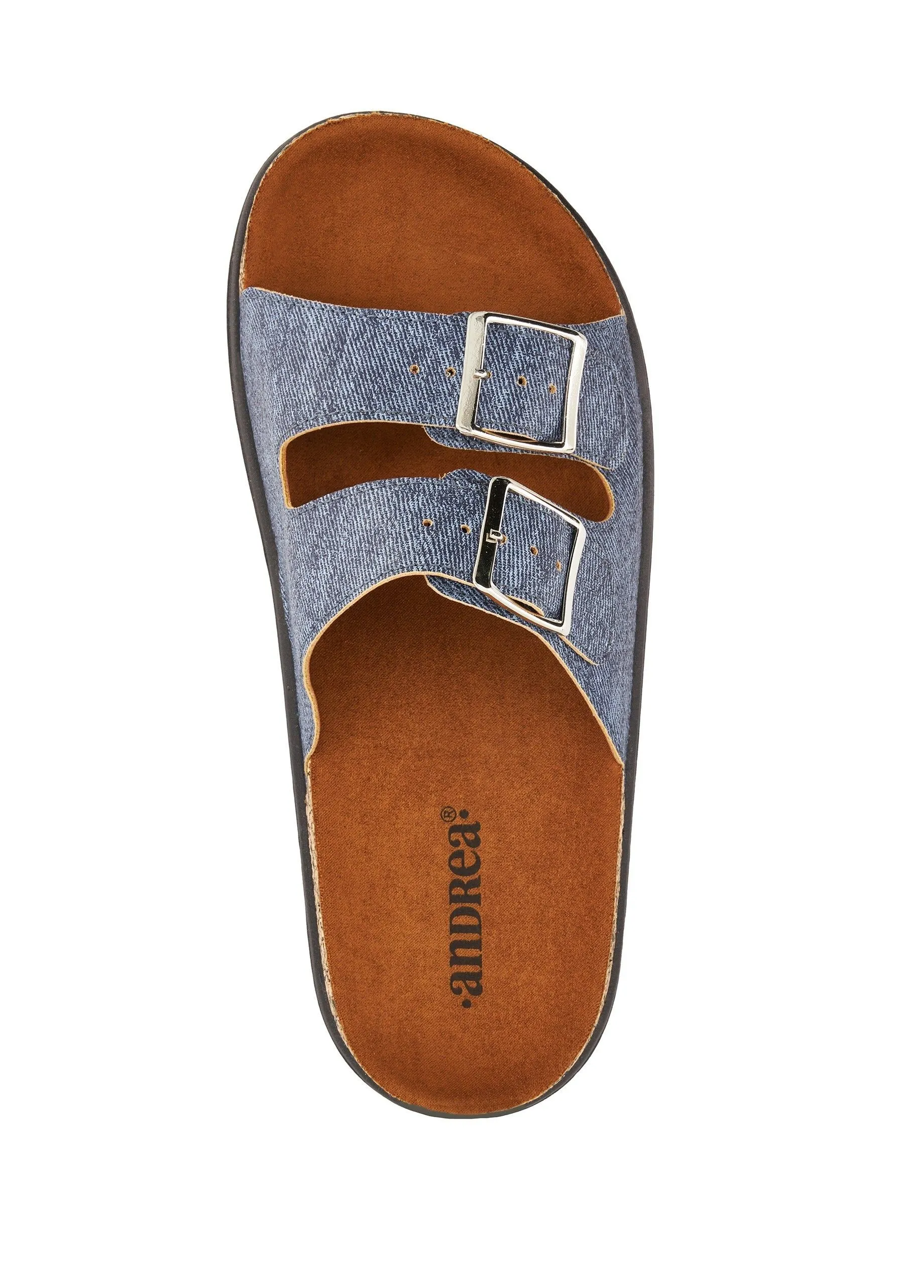 Andrea Double Buckle Strap Sandals