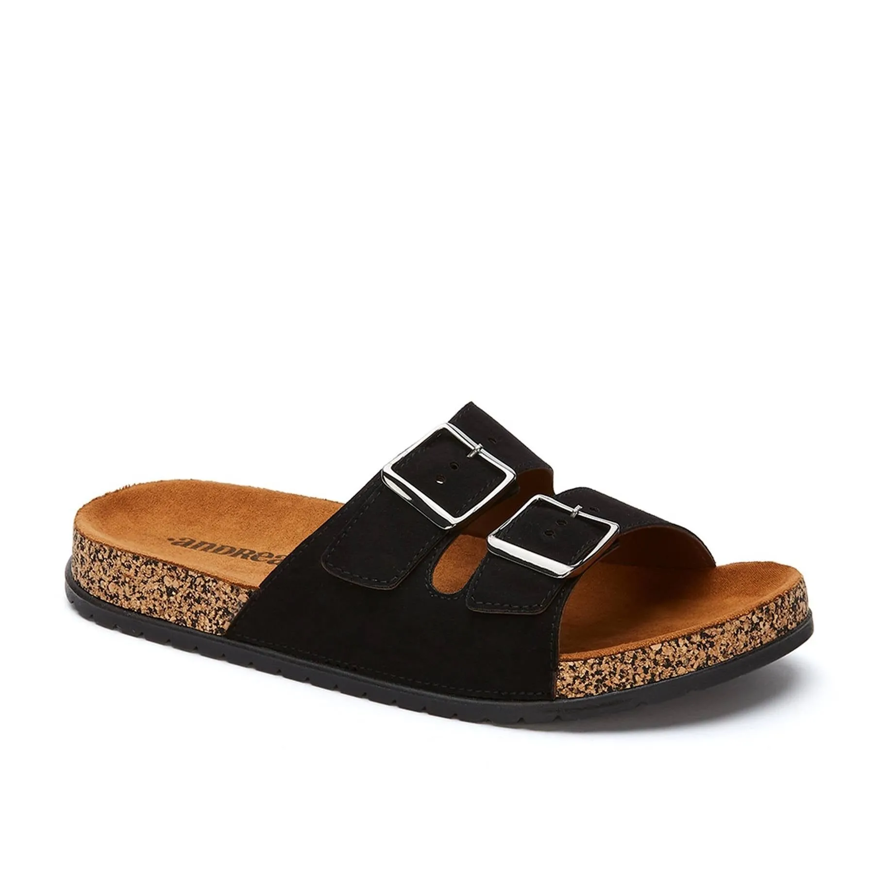 Andrea Double Buckle Strap Sandals