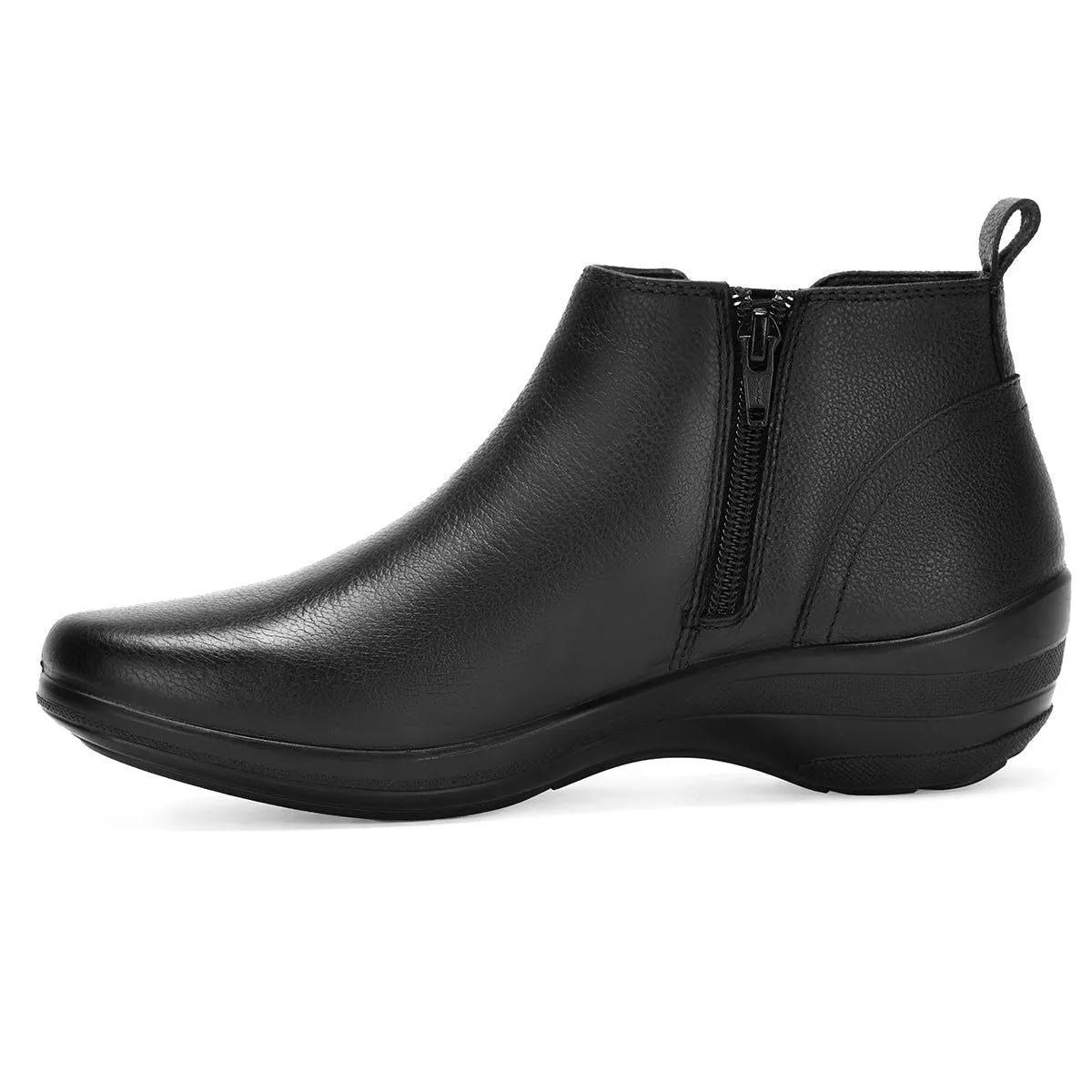 Andrea Leather Versatile Booties