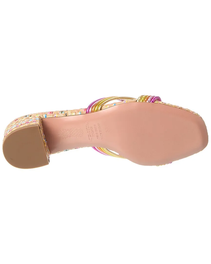 Aquazzura Film 35 Leather Sandal