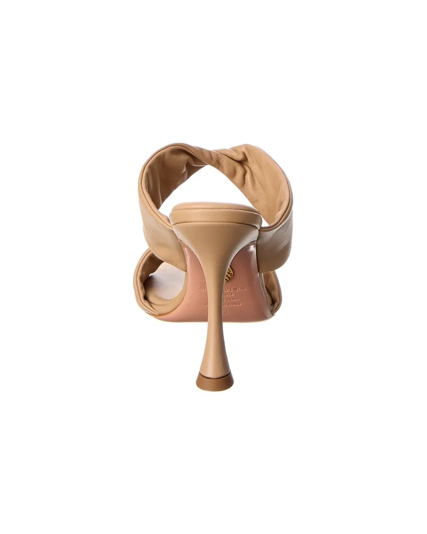 Aquazzura Twist 95 Leather Sandal