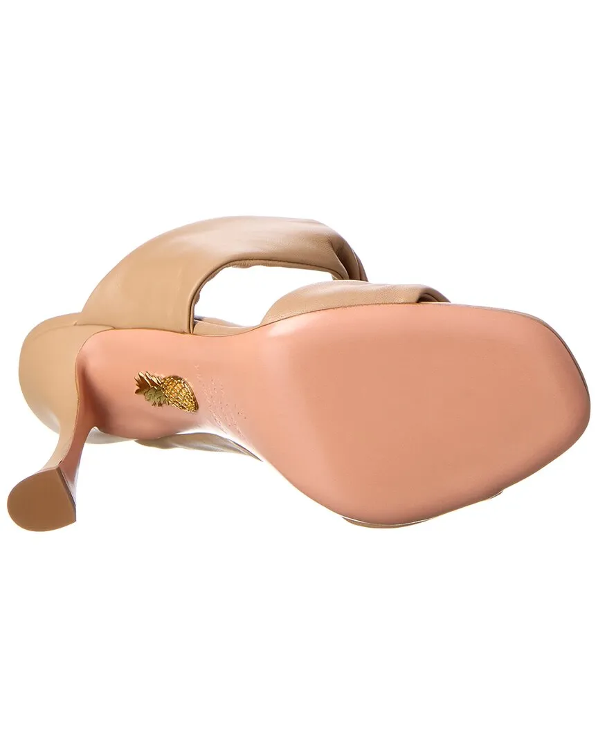 Aquazzura Twist 95 Leather Sandal