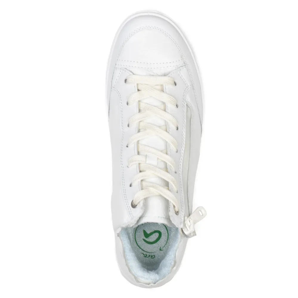 Ara Aurora Hi White Leather Boot (Women's)