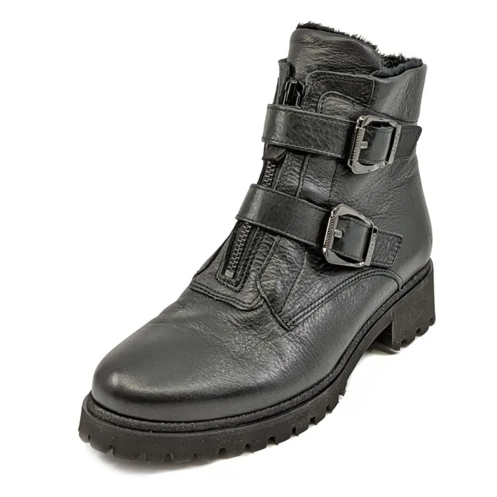 Ara Durant Black Leather Boot (Women's)