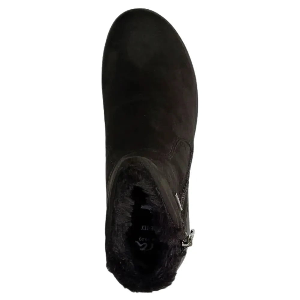 Ara Tracy Black Suede Boot (Women's)