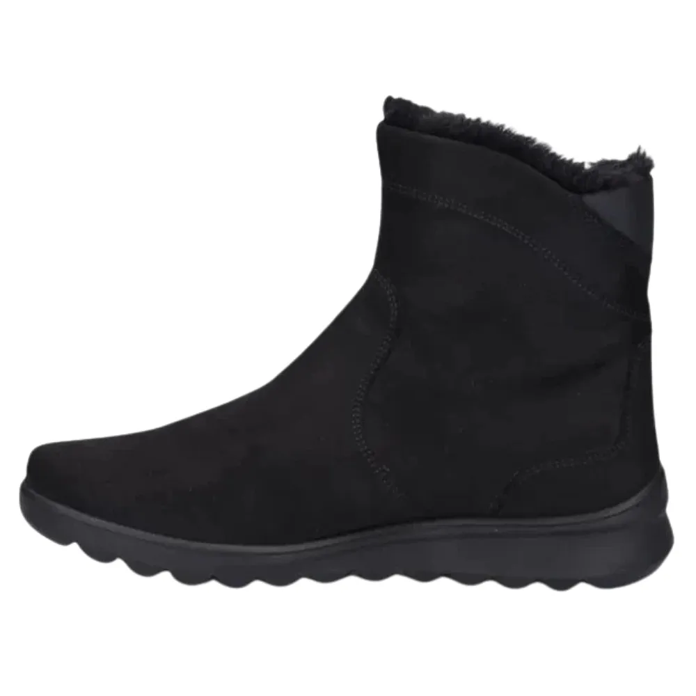 Ara Tracy Black Suede Boot (Women's)