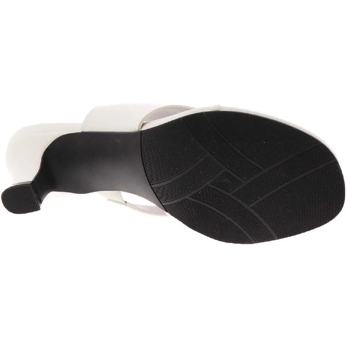 Arden Womens Faux Leather Thong Heel Sandals