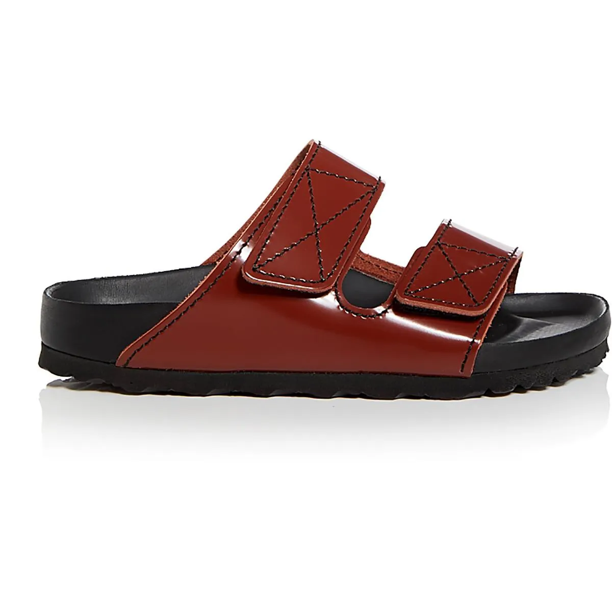 Arizona PS Womens Leather Footbead Slide Sandals