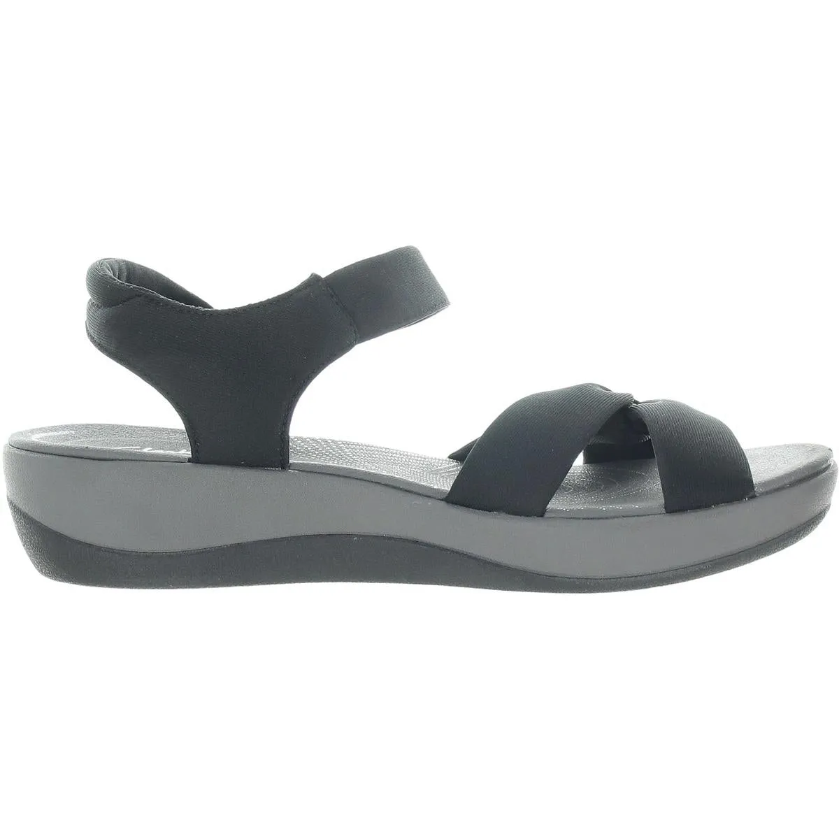 Arla Shore Womens Adjustable Textured Wedge Sandals