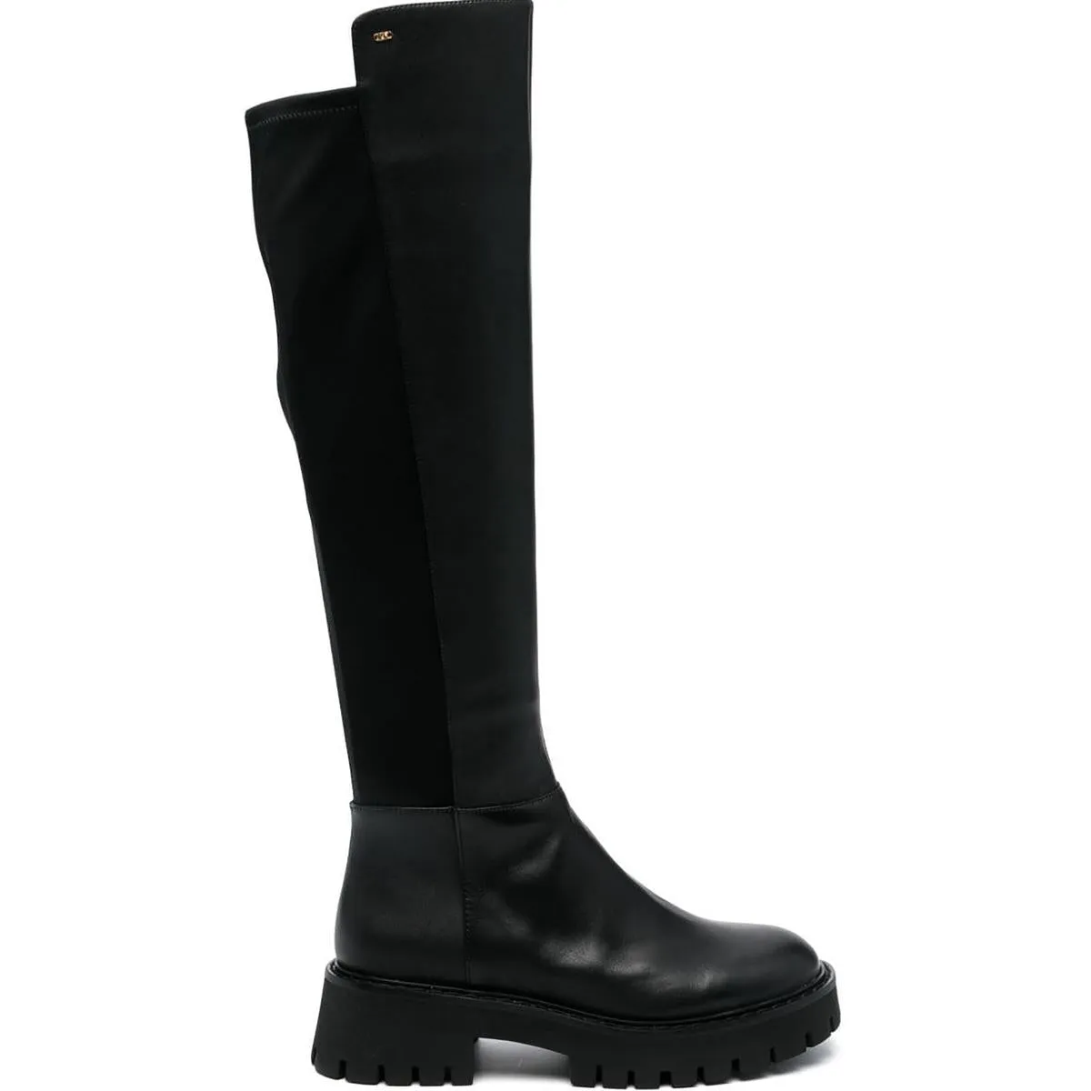 Asher Womens Zipper Leather Over-The-Knee Boots
