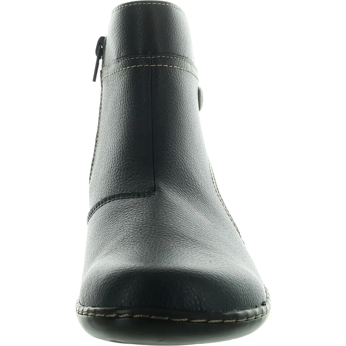 ASHLAND MABEL Womens Laceless Leather Ankle Boots