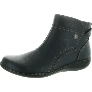 ASHLAND MABEL Womens Laceless Leather Ankle Boots