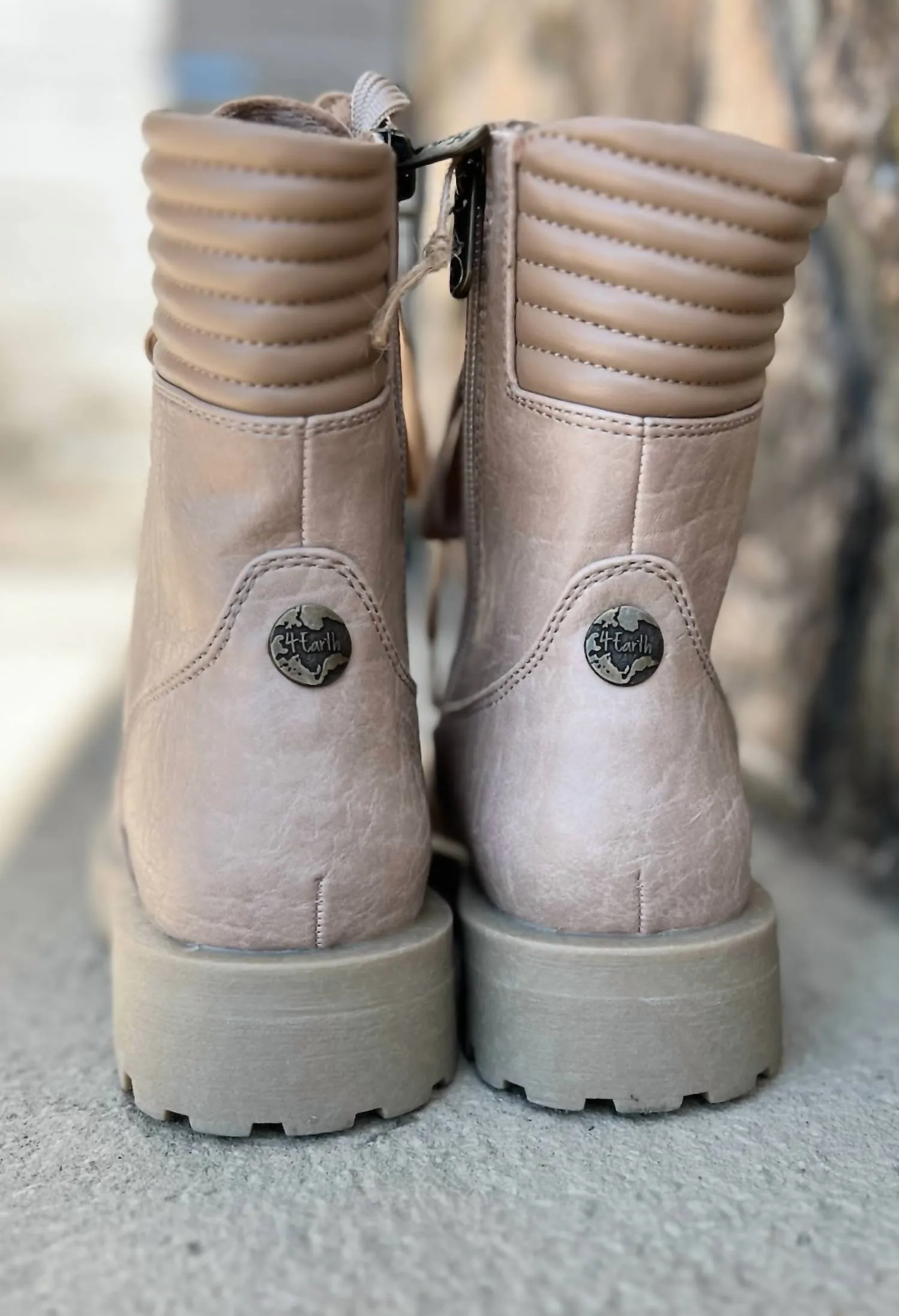 Athena Beach Waves Recycled Boot In Almond