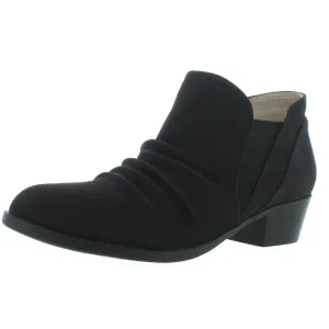 Aurora Womens Memory Foam Block Heel Ankle Boots