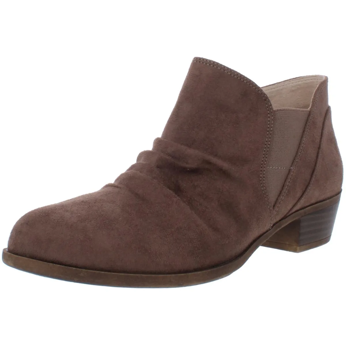 Aurora Womens Memory Foam Block Heel Ankle Boots