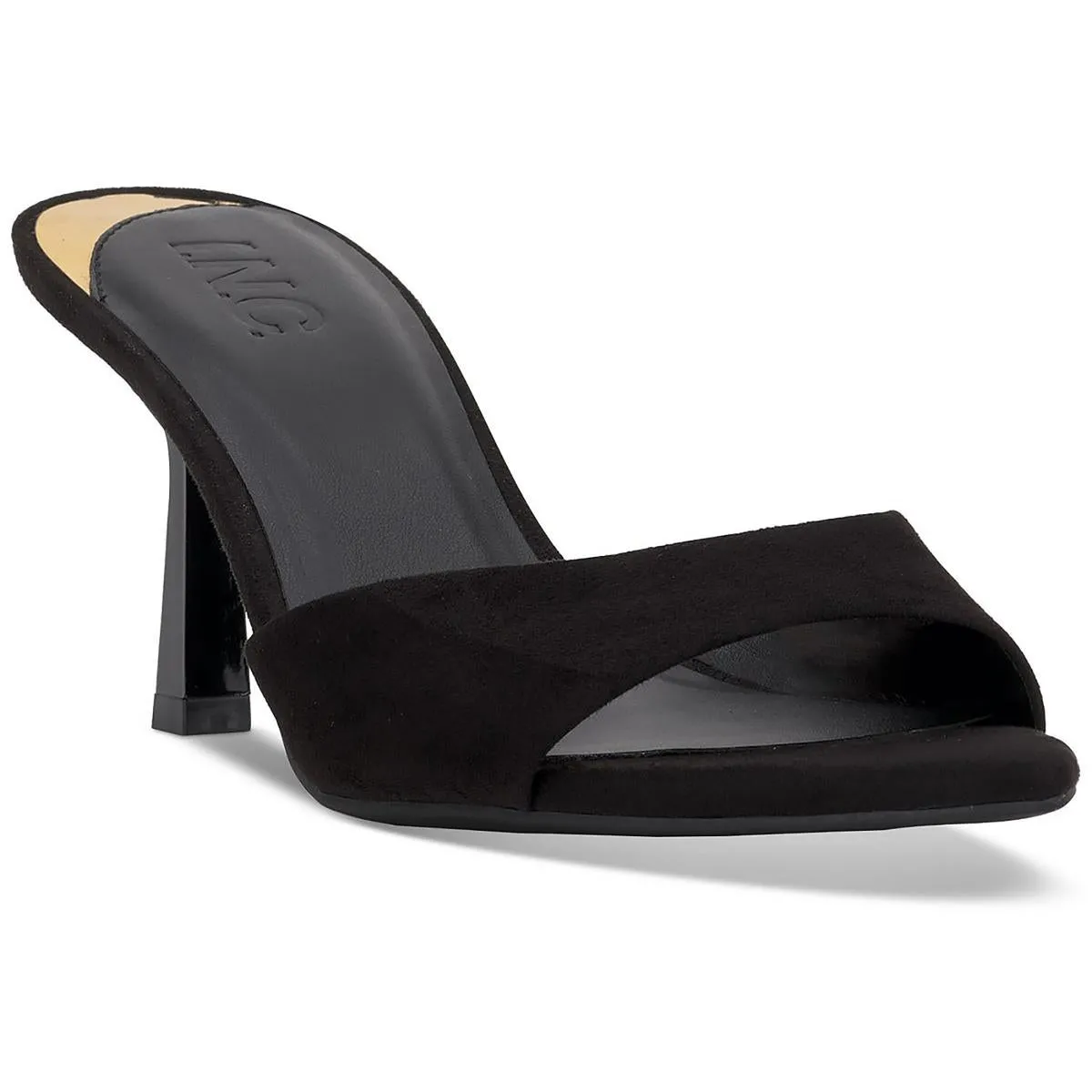 Basaaria Womens Mixed Media Pointed Toe Heels