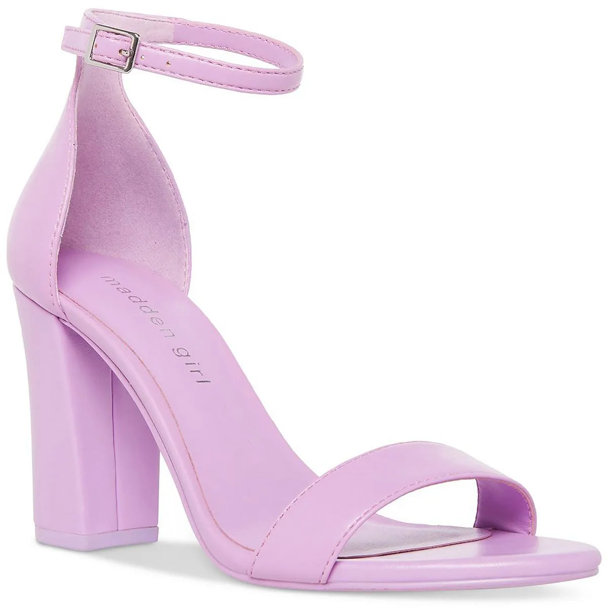 Beella Womens Buckle Chunky Dress Sandals
