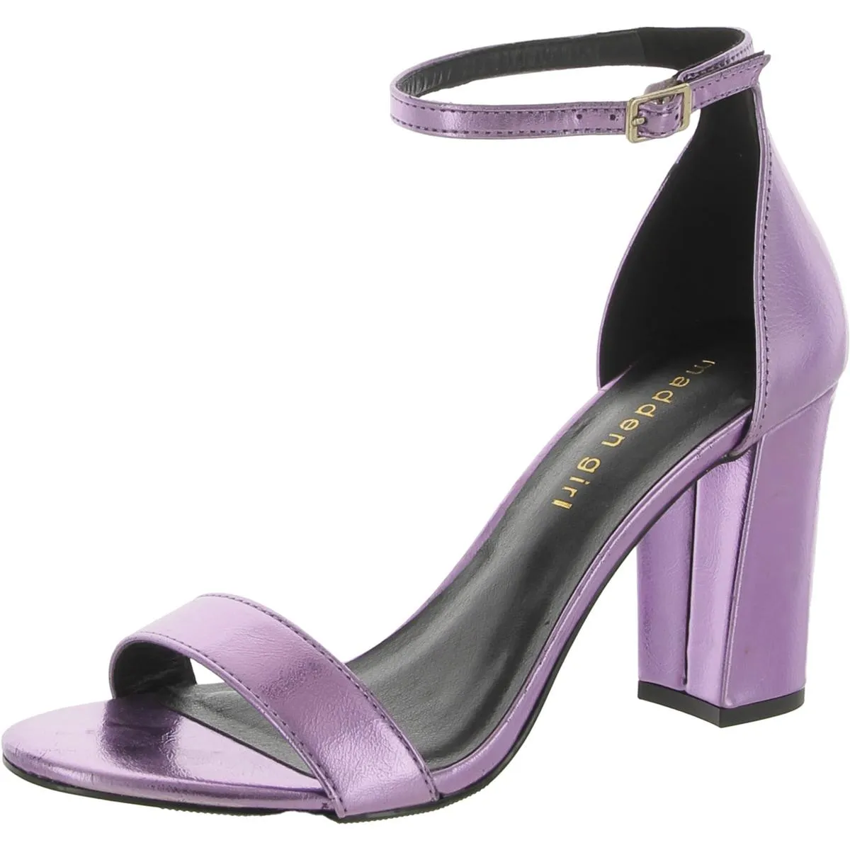 Beella Womens Buckle Chunky Dress Sandals